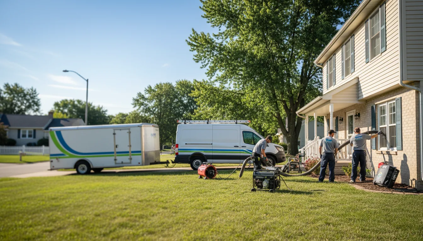 Flooded Basement Restoration And Cleanup With Repair in Stark City, MO near me